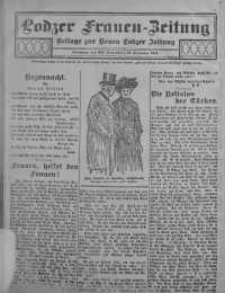 Lodzer Frauen-Zeitung: Beilage zur Neuen Lodzer Zeitung 13 grudzień 1911