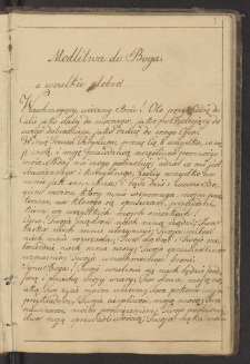 [Zbiór różnych modlitw N.N.].