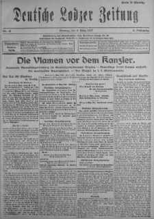 Deutsche Lodzer Zeitung 4 marzec 1917 nr 61