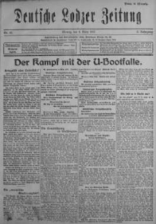 Deutsche Lodzer Zeitung 5 marzec 1917 nr 62