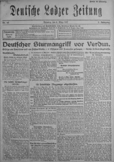 Deutsche Lodzer Zeitung 6 marzec 1917 nr 63