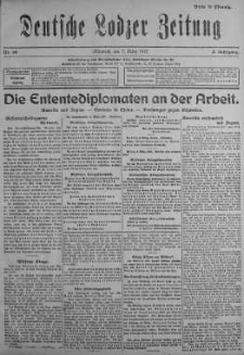 Deutsche Lodzer Zeitung 7 marzec 1917 nr 64