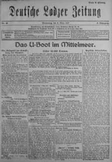 Deutsche Lodzer Zeitung 8 marzec 1917 nr 65