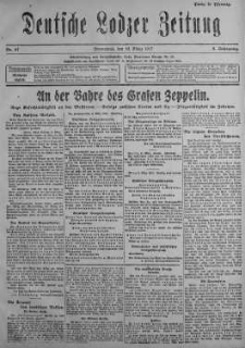 Deutsche Lodzer Zeitung 10 marzec 1917 nr 67