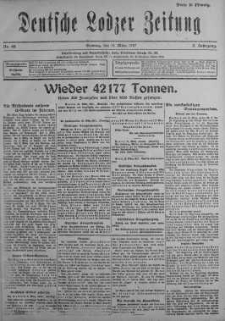 Deutsche Lodzer Zeitung 11 marzec 1917 nr 68