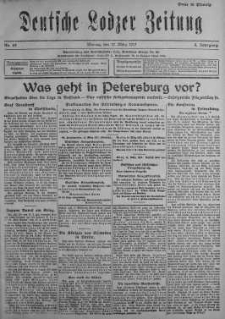 Deutsche Lodzer Zeitung 12 marzec 1917 nr 69