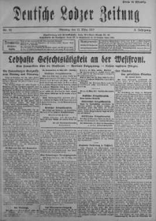 Deutsche Lodzer Zeitung 13 marzec 1917 nr 70