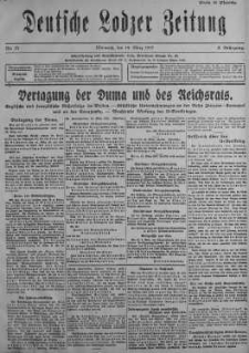 Deutsche Lodzer Zeitung 14 marzec 1917 nr 71
