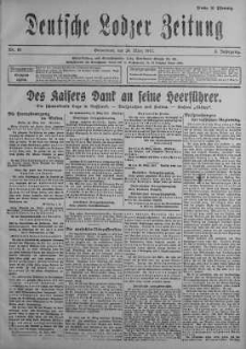 Deutsche Lodzer Zeitung 24 marzec 1917 nr 81