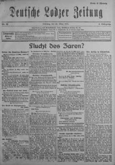 Deutsche Lodzer Zeitung 25 marzec 1917 nr 82