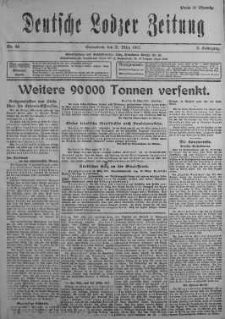 Deutsche Lodzer Zeitung 31 marzec 1917 nr 88