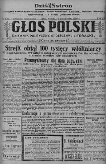 Głos Polski : dziennik polityczny, społeczny i literacki 7 październik 1928 nr 279
