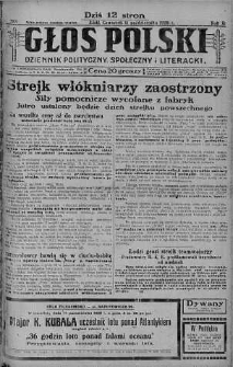 Głos Polski : dziennik polityczny, społeczny i literacki 11 październik 1928 nr 283