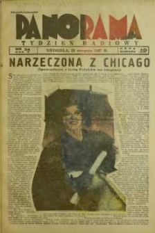 Panorama 22 sierpień 1937 nr 34