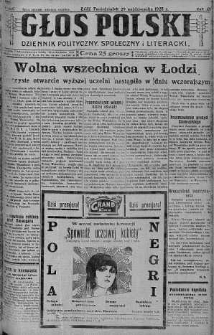 Głos Polski : dziennik polityczny, społeczny i literacki 29 październik 1928 nr 300