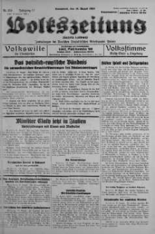 Volkszeitung 19 sierpień 1939 nr 228