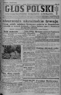 Głos Polski : dziennik polityczny, społeczny i literacki 6 listopad 1928 nr 308