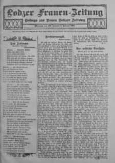 Lodzer Frauen-Zeitung: Beilage zur Neuen Lodzer Zeitung 5 luty 1913